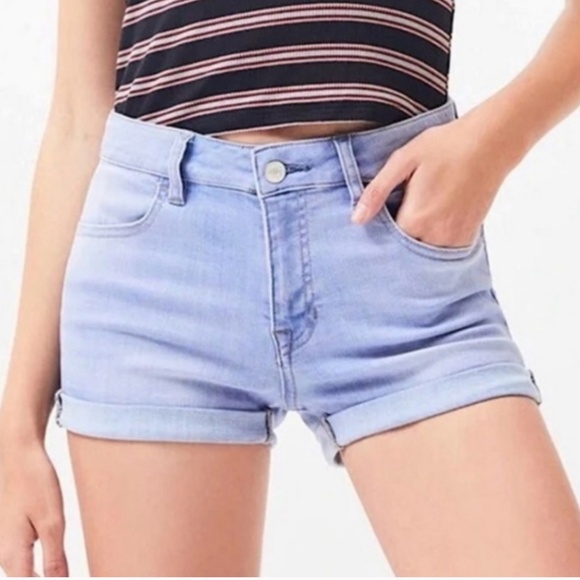 PacSun Pants - PacSun High Rise Super Stretch Shortie Denim Shorts | Size 26 Waist
